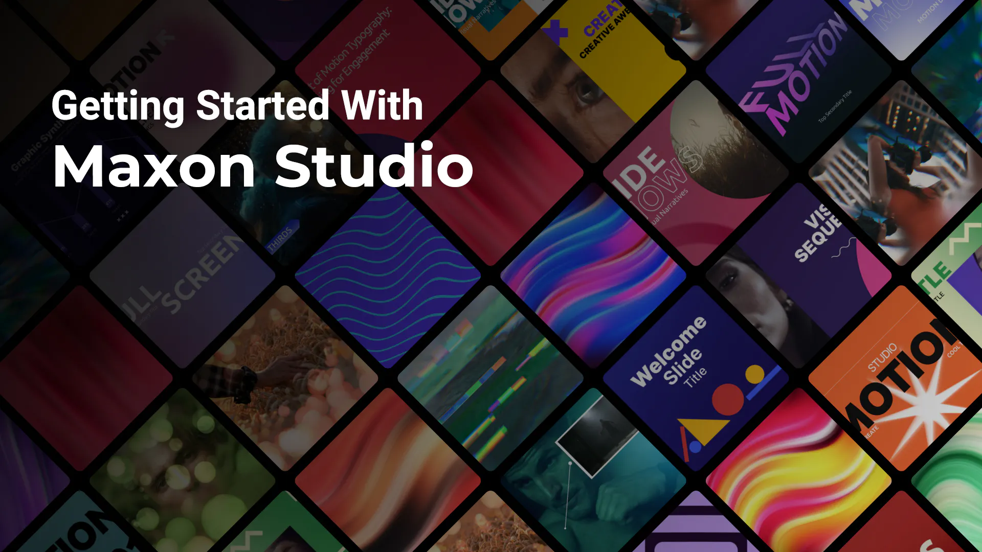 Getting Started with Maxon Studio